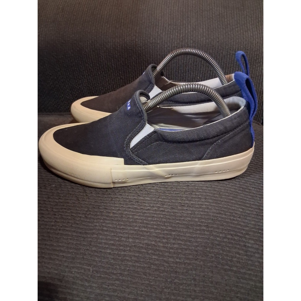 Obra mens‎ black canvas Slip On low top  US Size 8.5